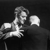 Alan Webb (R) and Hal Holbrook (L) in a scene from the Broadway production of the play "I Never Sang For My Father".