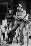 Ron Leibman and Dinah Manoff in a scene from the Broadway production of the play "I Ought To Be In Pictures"