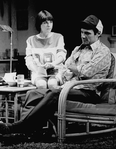 Ron Leibman and Dinah Manoff in a scene from the Broadway production of the play "I Ought To Be In Pictures"
