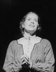 Liv Ullmann in a scene from the Broadway production of the musical "I Remember Mama".