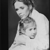 Liv Ullmann and Tara Kennedy in a scene from the Broadway production of the musical "I Remember Mama".