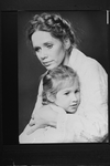 Liv Ullmann and Tara Kennedy in a scene from the Broadway production of the musical "I Remember Mama".