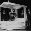Gregory Hines (as Jelly Roll Morton) and Tonya Pinkins in a bed in a scene from the Broadway production of the musical "Jelly's Last Jam".