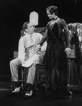 Gregory Hines (as Jelly Roll Morton) and Tonya Pinkins in a scene from the Broadway production of the musical "Jelly's Last Jam".