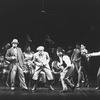 Gregory Hines (R) as Jelly Roll Morton in a scene from the Broadway production of the musical "Jelly's Last Jam".