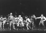 Gregory Hines (R) as Jelly Roll Morton in a scene from the Broadway production of the musical "Jelly's Last Jam".