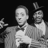 (L-R) Gregory Hines as Jelly Roll Morton and Keith David in a scene from the Broadway production of the musical "Jelly's Last Jam".