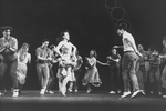 Scott Wise (4R) performing "Dance At The Gym" in a scene from the musical "West Side Story" in a scene from the Broadway production of the musical "Jerome Robbins' Broadway".