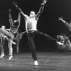 Scott Wise (C) performing "Dance At The Gym" in a scene from the musical "West Side Story" in a scene from the Broadway production of the musical "Jerome Robbins' Broadway".