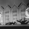 Jason Alexander (R) and Barbara Yeager (L) performing "On A Sunday By The Sea" in a scene from the musical "High Button Shoes" in a scene from the Broadway production of the musical "Jerome Robbins' Broadway".