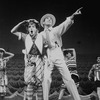 Michael Kubala (R) performing "On A Sunday By The Sea" in a scene from the musical "High Button Shoes" in a scene from the Broadway production of the musical "Jerome Robbins' Broadway".