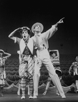 Michael Kubala (R) performing "On A Sunday By The Sea" in a scene from the musical "High Button Shoes" in a scene from the Broadway production of the musical "Jerome Robbins' Broadway".