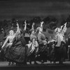 Dancers performing "Tradition" in a scene from the musical "Fiddler On The Roof" in a scene from the Broadway production of the musical "Jerome Robbins' Broadway".