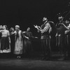 Dancers performing "Tradition" in a scene from the musical "Fiddler On The Roof" in a scene from the Broadway production of the musical "Jerome Robbins' Broadway".