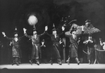 Dancers performing "The Bottle Dance" in a scene from the musical "Fiddler On The Roof" in a scene from the Broadway production of the musical "Jerome Robbins' Broadway".