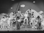 Allen Fawcett (C) in a scene from the Broadway production of the musical "Joseph And The Amazing Technicolor Dreamcoat".