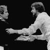 (L-R) Richard Dreyfuss and Rene Rene Auberjonois in a scene from the BAM production of the play "Julius Caesar"