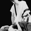 (T-B) Al Pacino and John McMartin in a scene from the NY Shakespeare Festival production of the play "Julius Caesar"