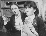 (L-R) Aideen O'Kelly and Tandy Cronyn in a scene from the Roundabout Theatre production of the play "The Killing Of Sister George".