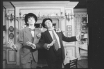 (R-L) Aideen O'Kelly and Tandy Cronyn dressed as Laurel and Hardy in a scene from the Roundabout Theatre production of the play "The Killing Of Sister George".