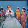 Angela Lansbury surrounded by children from the Broadway revival of the musical "The King And I"