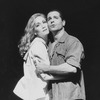 Donn Simione and Lauren Mitchell in a scene from the New Musicals at Purchase production of the musical "Kiss Of The Spider Woman"