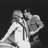Donn Simione and Lauren Mitchell in a scene from the New Musicals at Purchase production of the musical "Kiss Of The Spider Woman"