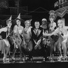 Peter Allen (C) in a scene from the Broadway production of the musical "Legs Diamond"
