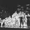Peter Allen (2R) in a scene from the Broadway production of the musical "Legs Diamond"