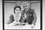 Tovah Feldshuh and Ron Holgate in a scene from the Broadway production of the play "Lend Me A Tenor"