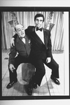 Cliff Gorman (R) as comic Lenny Bruce in a scene from the Broadway production of the play "Lenny"