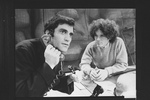 Cliff Gorman (L) as comic Lenny Bruce in a scene from the Broadway production of the play "Lenny"