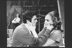Cliff Gorman (L) as comic Lenny Bruce in a scene from the Broadway production of the play "Lenny"