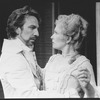 Alan Rickman and Lindsay Duncan in a scene from the Broadway production of the play "Les Liaisons Dangereuses"