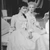 (L-R) Kristin Milward and Lindsay Duncan in a scene from the Broadway production of the play "Les Liaisons Dangereuses"