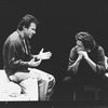 (L-R) Harvey Keitel and Aidan Quinn in a scene from the off-Broadway production of the play "A Lie Of The Mind".