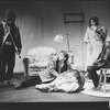 (L-R) Will Patton, Aidan Quinn, Ann Wedgeworth and Amanda Plummer in a scene from the off-Broadway production of the play "A Lie Of The Mind".