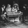 Roger Rees (R) in a scene from the Broadway production of the play "The Life And Adventures Of Nicholas Nickleby".