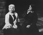 (L-R) Priscilla Morgan and Emily Richard in a scene from the Broadway production of the play "The Life And Adventures Of Nicholas Nickleby".