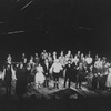 Entire cast from the Broadway production of the play "The Life And Adventures Of Nicholas Nickleby".