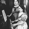 (T-B) Maureen Stapleton and Ann Talman in a scene from the Broadway revival of the play "The Little Foxes"