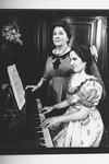 (T-B) Maureen Stapleton and Ann Talman in a scene from the Broadway revival of the play "The Little Foxes"