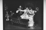 James Coco (C) in a scene from the Broadway revival of the musical "Little Me"