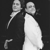 (L-R) Victor Garber and James Coco in a scene from the Broadway revival of the musical "Little Me"