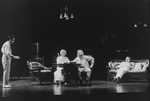 (L-R) Peter Gallagher, Bethel Leslie, Jack Lemmon and Kevin Spacey in a scene from the Broadway revival of the play "Long Day's Journey Into Night"