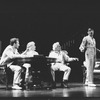 (L-R) Kevin Spacey, Bethel Leslie, Jack Lemmon and Peter Gallagher in a scene from the Broadway revival of the play "Long Day's Journey Into Night"