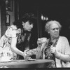 (L-R) Mercedes Ruehl and Irene Worth in a scene from the Broadway production of the play "Lost in Yonkers"