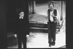 (L-R) Ben Cross and Josef Sommer in a scene from the American Place Theatre production of the play "Lydie Breeze"