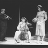 (L-R) Bill McCutcheon, Kathryn Grody and Mercedes Ruehl in a scene from the NY Shakespeare Festival production of the play "The Marriage Of Bette And Boo"