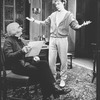 (L-R) Milo O'Shea and Michael O'Keefe in a scene from the Broadway production of the play "Mass Appeal".